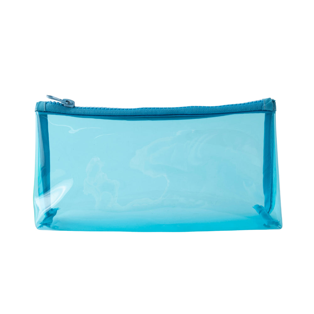 Vivid Collection Clear Pencil Case - BLUE